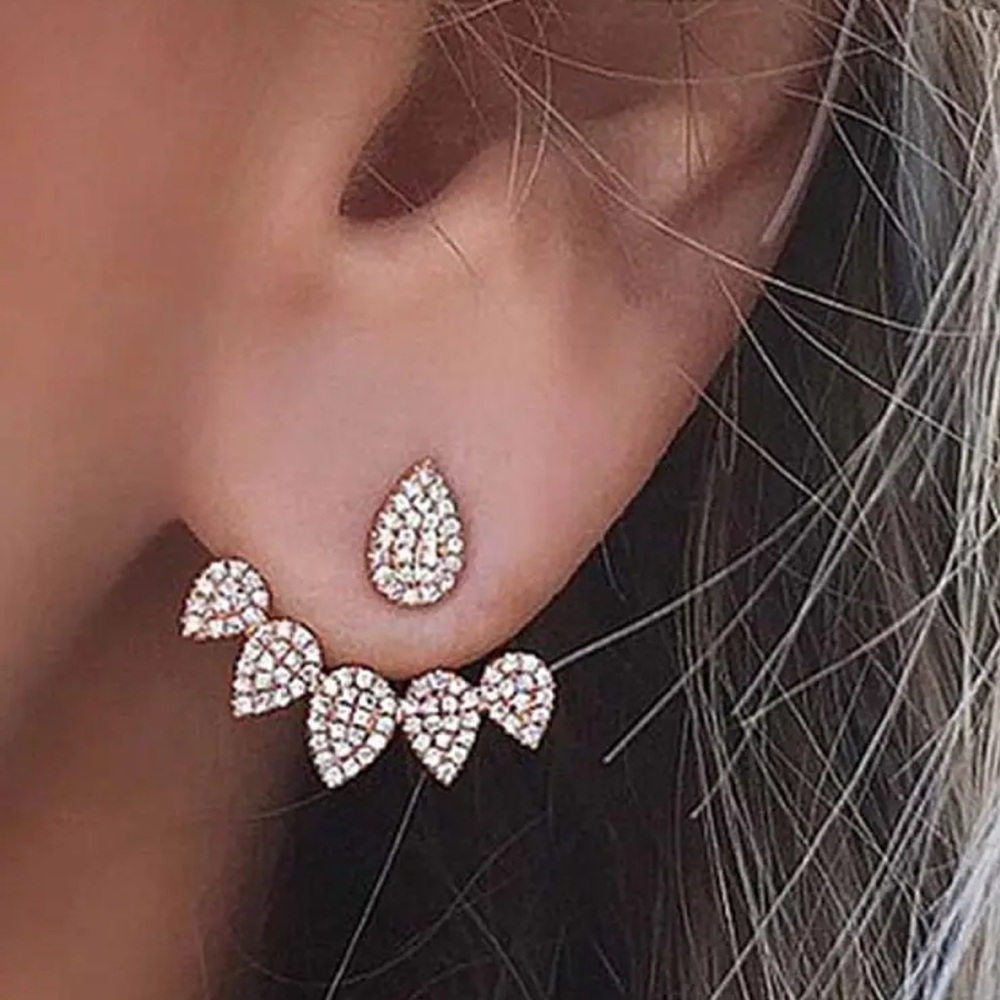 Gold Filled CZ Stud Earrings